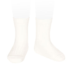 Condor Ankle Ribbed Socks 202 Cream 6 Pairs in a Box