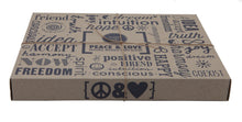 WOODEN STORY Blocks Natural Peace & Love 29 pieces